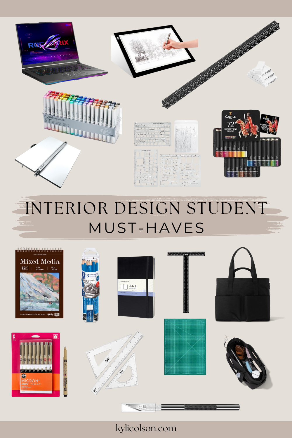 Interior Design Student Must-Haves